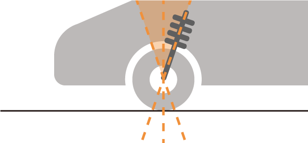 キャスターの説明イラスト